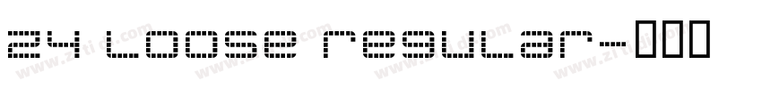 ZY Loose Regular字体转换